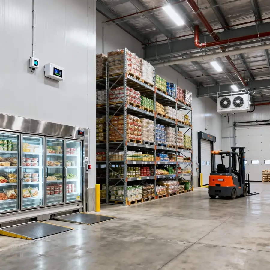 Cold-chain storage and refrigerated warehouse application scenario