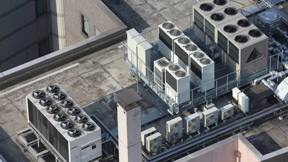 Rooftop HVAC equipment for residential and light commercial A/C application scenario